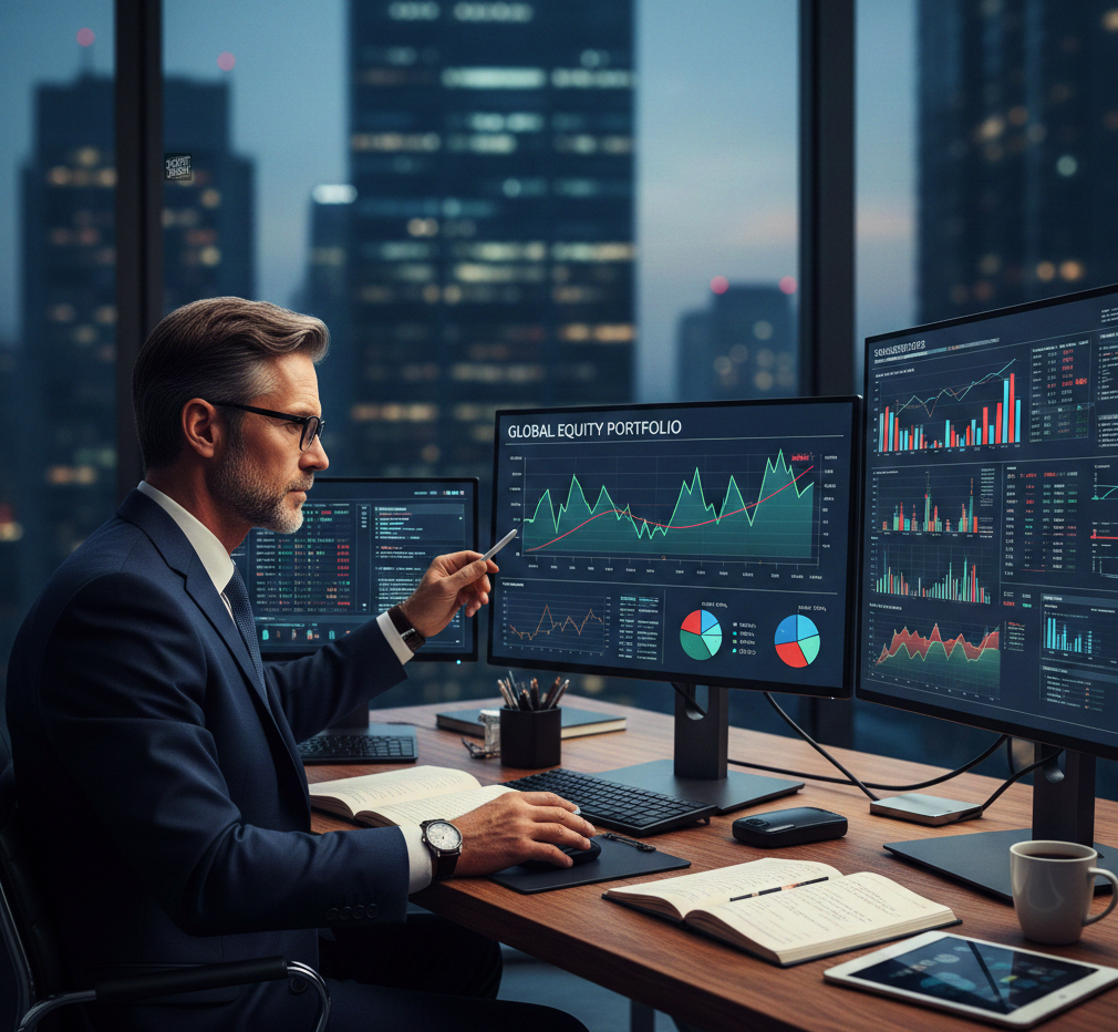 Ilustración que cubre los recorridos de planificación financiera para familias en el sector de commodities